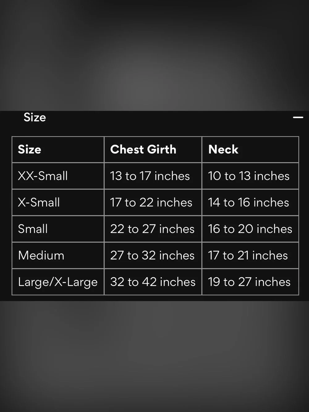 Ruffwear Dog Harness size XS